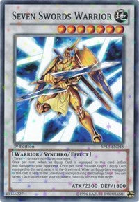 Seven Swords Warrior [SP13-EN048] Starfoil Rare | Exor Games Dartmouth