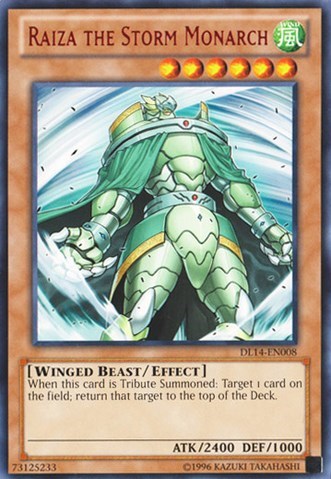 Raiza the Storm Monarch (Red) [DL14-EN008] Rare | Exor Games Dartmouth