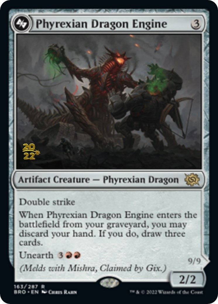 Phyrexian Dragon Engine [The Brothers' War: Prerelease Promos] | Exor Games Dartmouth