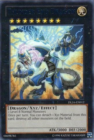 Thunder End Dragon (Blue) [DL16-EN012] Rare | Exor Games Dartmouth