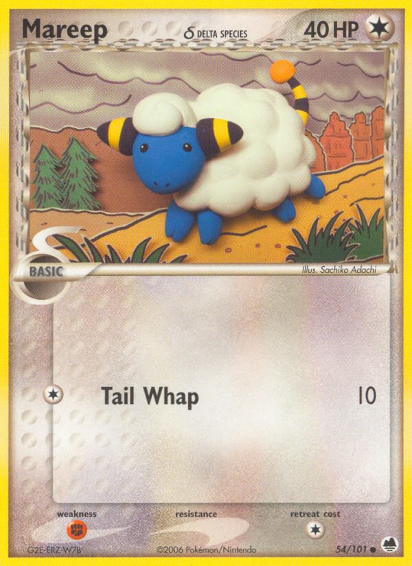 Mareep (54/101) (Delta Species) [EX: Dragon Frontiers] | Exor Games Dartmouth