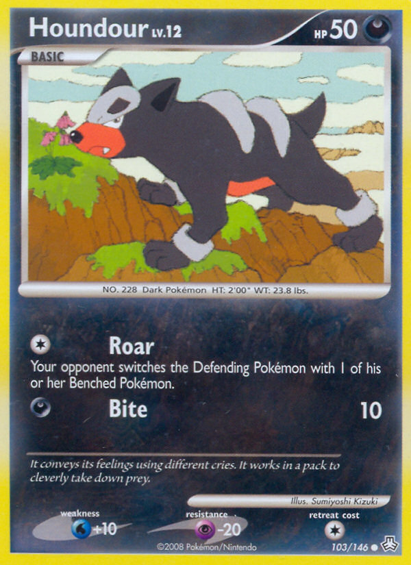 Houndour (103/146) [Diamond & Pearl: Legends Awakened] | Exor Games Dartmouth