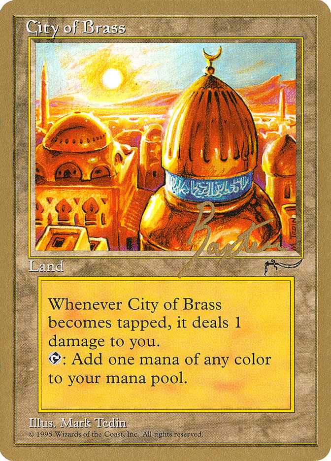 City of Brass (George Baxter) [Pro Tour Collector Set] | Exor Games Dartmouth