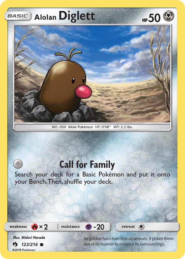 Alolan Diglett (122/214) [Sun & Moon: Lost Thunder] | Exor Games Dartmouth