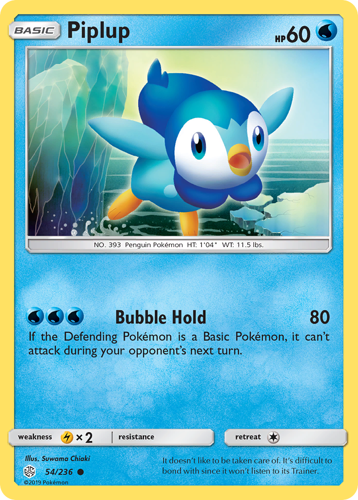 Piplup (54/236) [Sun & Moon: Cosmic Eclipse] | Exor Games Dartmouth