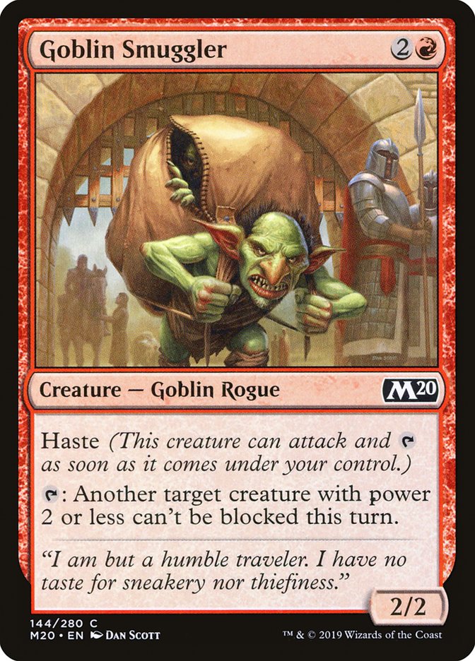 Goblin Smuggler [Core Set 2020] | Exor Games Dartmouth