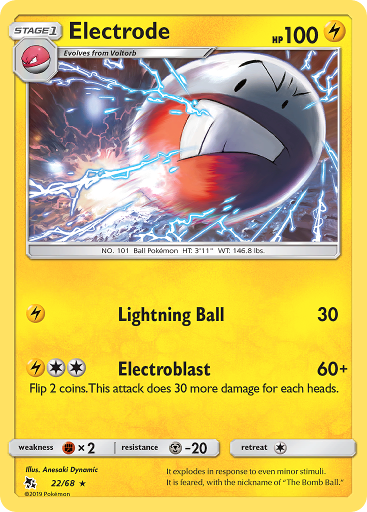 Electrode (22/68) [Sun & Moon: Hidden Fates] | Exor Games Dartmouth