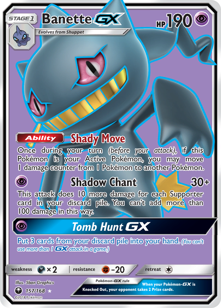 Banette GX (157/168) [Sun & Moon: Celestial Storm] | Exor Games Dartmouth