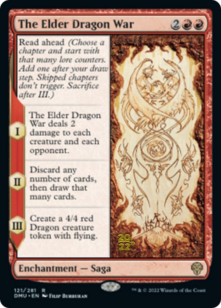 The Elder Dragon War [Dominaria United Prerelease Promos] | Exor Games Dartmouth