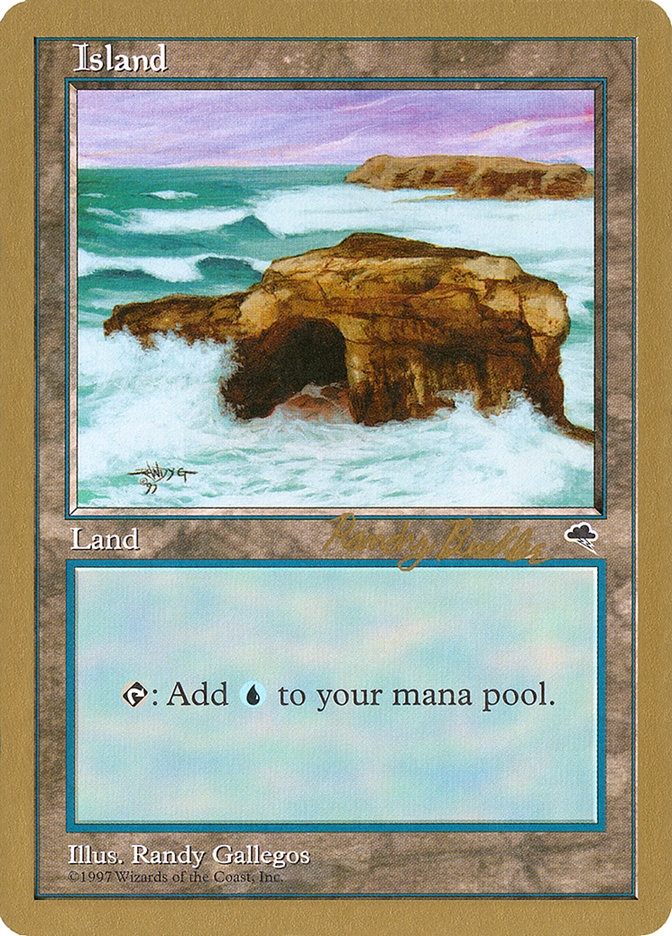 Island (rb336) (Randy Buehler) [World Championship Decks 1998] | Exor Games Dartmouth