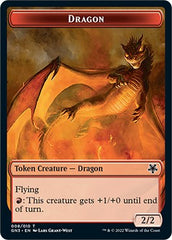 Dragon // Elf Warrior Double-Sided Token [Game Night: Free-for-All Tokens] | Exor Games Dartmouth