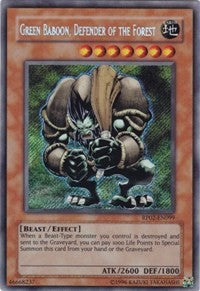 Green Baboon, Defender of the Forest [RP02-EN099] Secret Rare | Exor Games Dartmouth