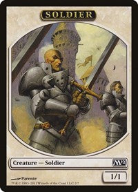 Soldier [Magic 2012 Tokens] | Exor Games Dartmouth