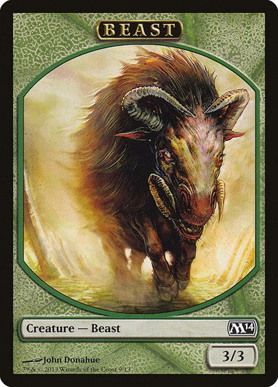 Beast [Magic 2014 Tokens] | Exor Games Dartmouth