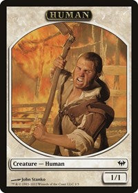 Human [Dark Ascension Tokens] | Exor Games Dartmouth