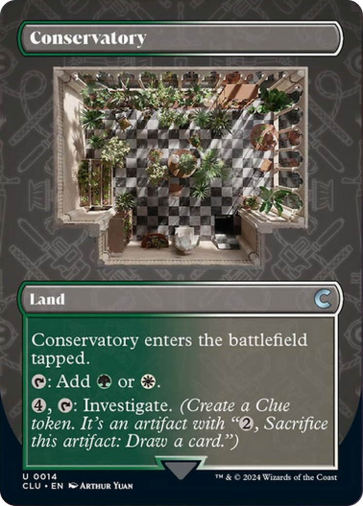 Conservatory (Borderless) [Ravnica: Clue Edition] | Exor Games Dartmouth