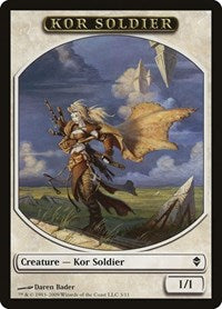 Kor Soldier [Zendikar Tokens] | Exor Games Dartmouth