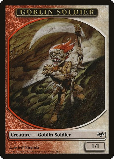 Goblin Soldier [Eventide Tokens] | Exor Games Dartmouth