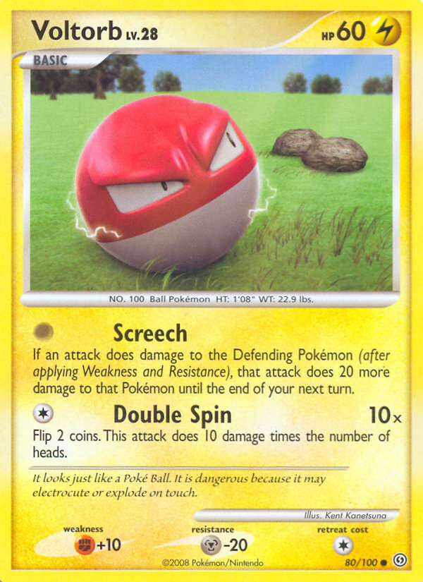 Voltorb (80/100) [Diamond & Pearl: Stormfront] | Exor Games Dartmouth
