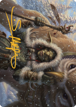 Owlbear Shepherd Art Card (Gold-Stamped Signature) [Commander Legends: Battle for Baldur's Gate Art Series] | Exor Games Dartmouth