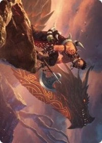 Dragonkin Berserker Art Card [Kaldheim: Art Series] | Exor Games Dartmouth