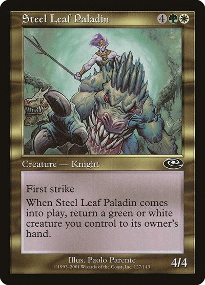 Steel Leaf Paladin [Planeshift] | Exor Games Dartmouth