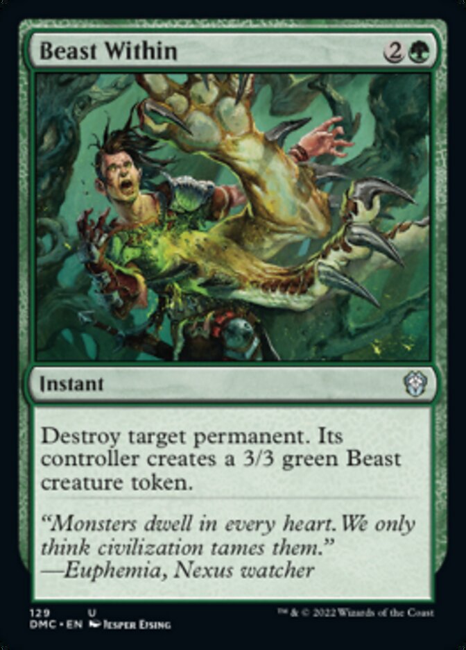 Beast Within [Dominaria United Commander] | Exor Games Dartmouth