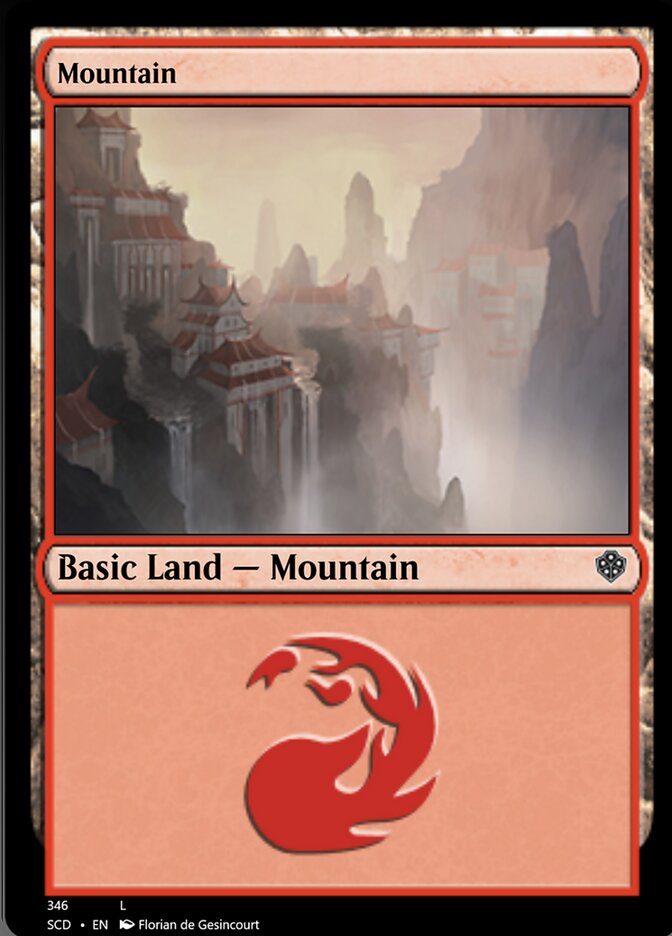 Mountain (346) [Starter Commander Decks] | Exor Games Dartmouth