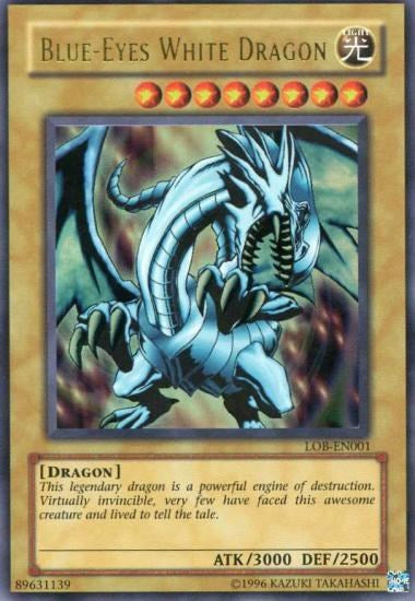 Blue-Eyes White Dragon [LOB-EN001] Ultra Rare | Exor Games Dartmouth