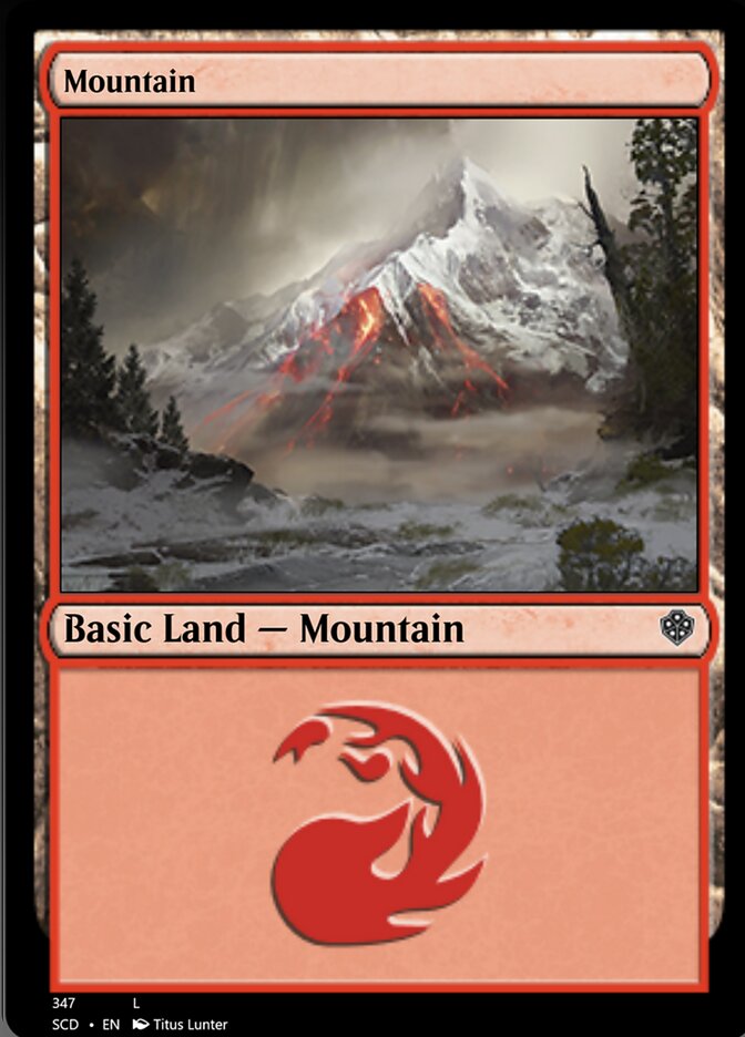 Mountain (347) [Starter Commander Decks] | Exor Games Dartmouth