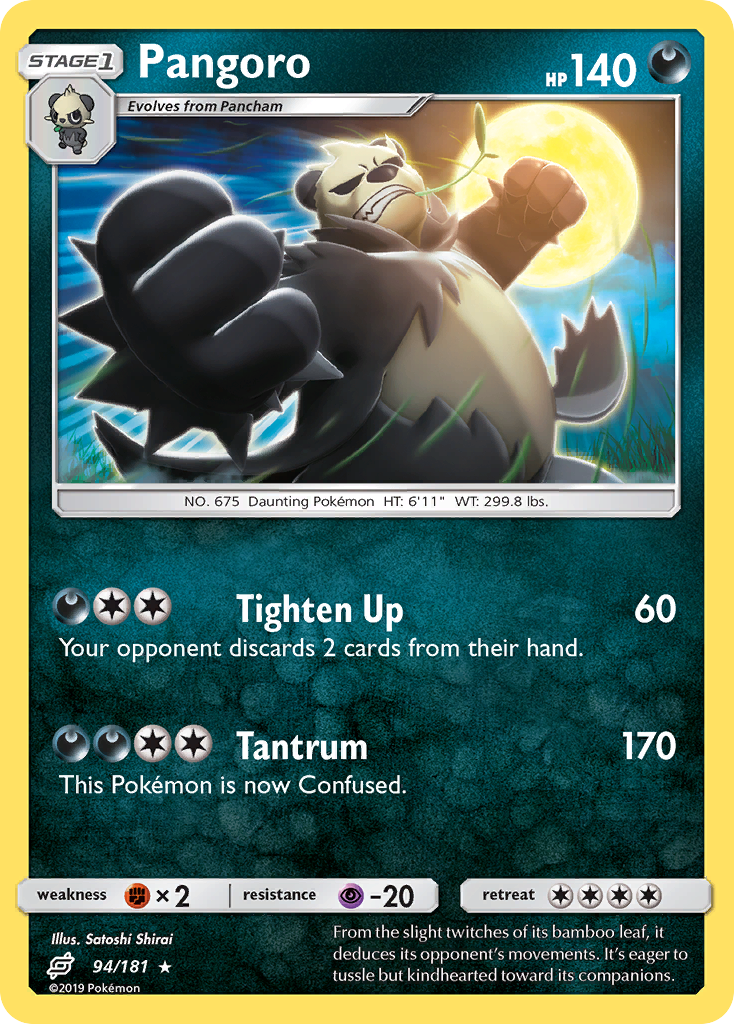 Pangoro (94/181) [Sun & Moon: Team Up] | Exor Games Dartmouth