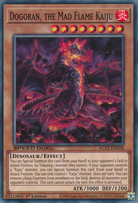 Dogoran, the Mad Flame Kaiju [SGX2-ENC08] Common | Exor Games Dartmouth