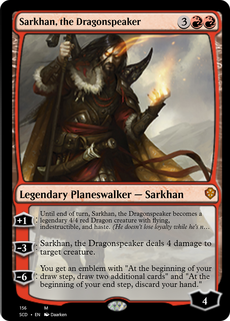 Sarkhan, the Dragonspeaker [Starter Commander Decks] | Exor Games Dartmouth