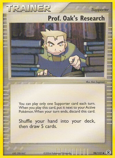 Prof. Oak's Research (98/112) [EX: FireRed & LeafGreen] | Exor Games Dartmouth