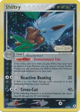 Shiftry (12/92) (Stamped) [EX: Legend Maker] | Exor Games Dartmouth