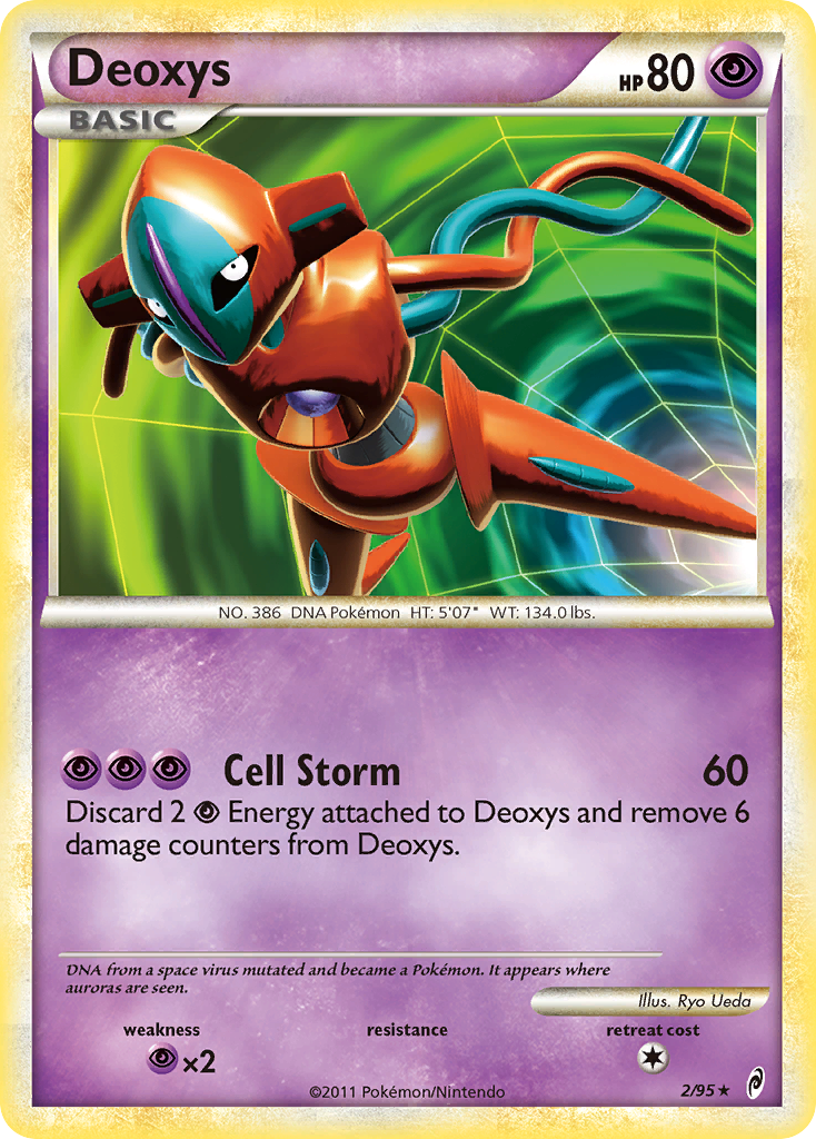 Deoxys (2/95) [HeartGold & SoulSilver: Call of Legends] | Exor Games Dartmouth