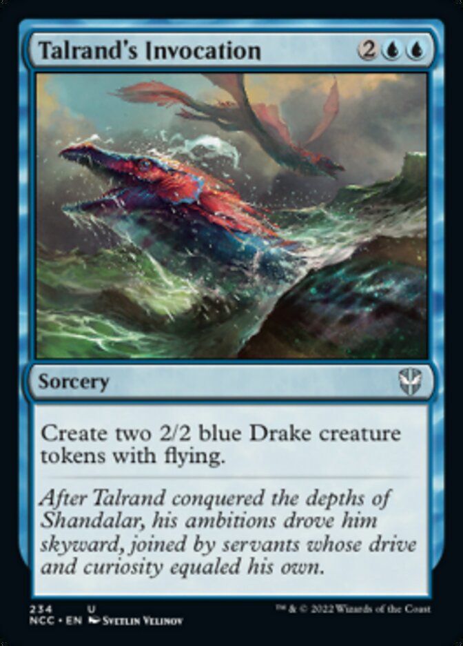 Talrand's Invocation [Streets of New Capenna Commander] | Exor Games Dartmouth