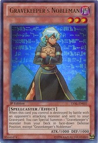 Gravekeeper's Nobleman [LVAL-EN031] Ultra Rare | Exor Games Dartmouth