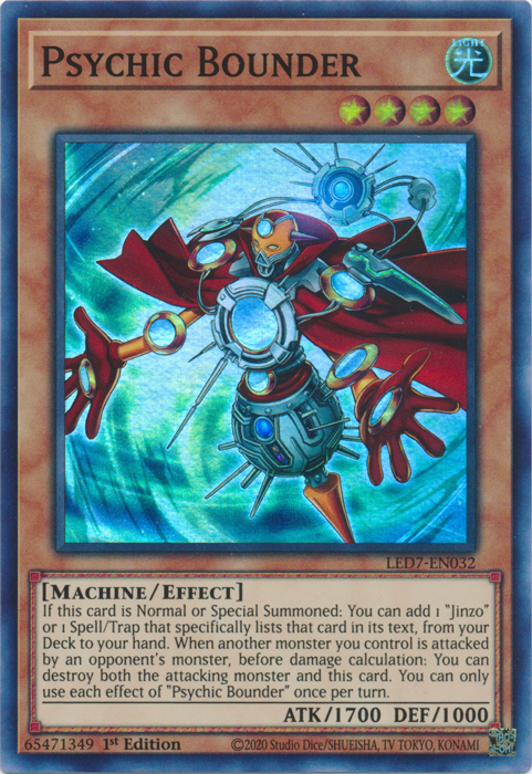 Psychic Bounder [LED7-EN032] Super Rare | Exor Games Dartmouth