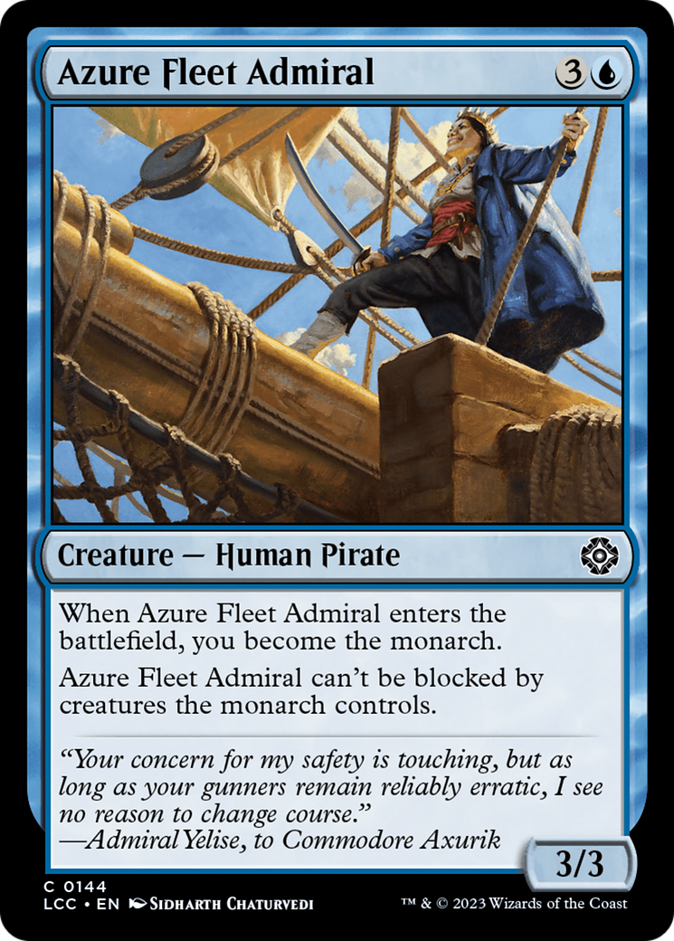 Azure Fleet Admiral [The Lost Caverns of Ixalan Commander] | Exor Games Dartmouth