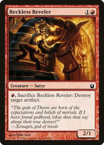 Reckless Reveler [Born of the Gods] | Exor Games Dartmouth