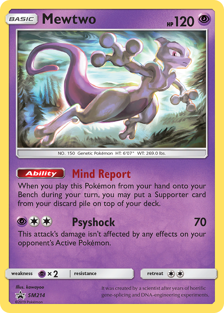 Mewtwo (SM214) [Sun & Moon: Black Star Promos] | Exor Games Dartmouth