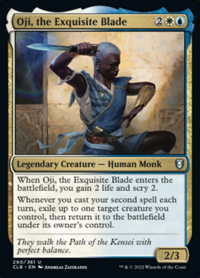 Oji, the Exquisite Blade [Commander Legends: Battle for Baldur's Gate] | Exor Games Dartmouth