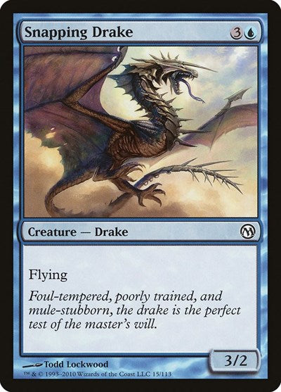 Snapping Drake [Duels of the Planeswalkers] | Exor Games Dartmouth