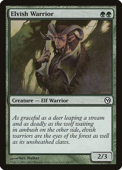 Elvish Warrior [Duels of the Planeswalkers] | Exor Games Dartmouth