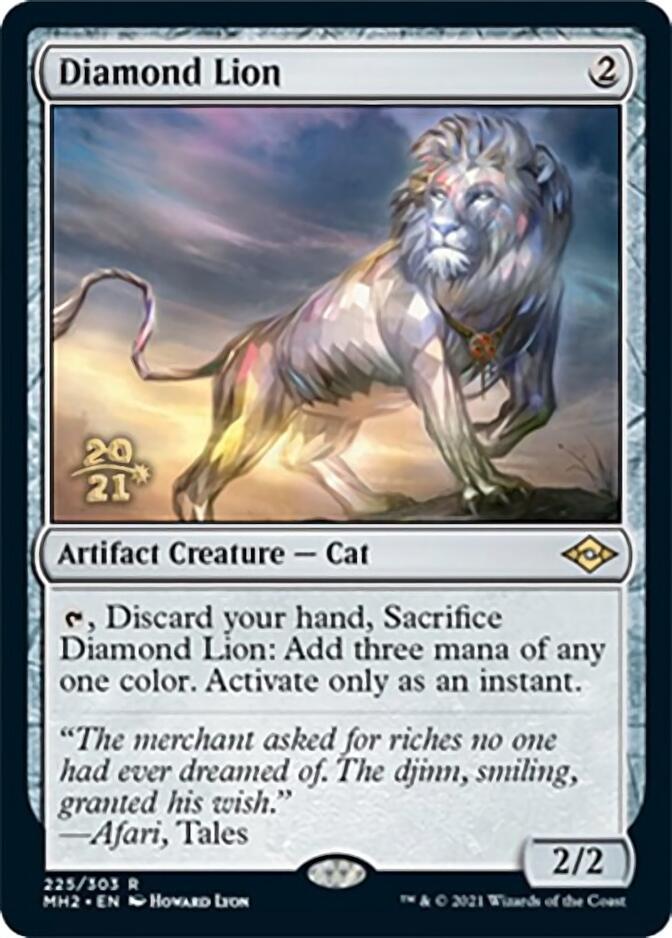 Diamond Lion [Modern Horizons 2 Prerelease Promos] | Exor Games Dartmouth