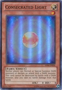 Consecrated Light [AP04-EN006] Super Rare | Exor Games Dartmouth