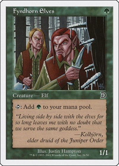 Fyndhorn Elves [Deckmasters] | Exor Games Dartmouth