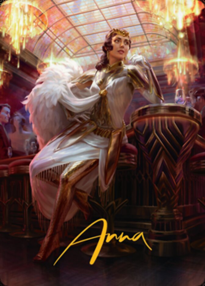 Elspeth Resplendent 1 Art Card (Gold-Stamped Signature) [Streets of New Capenna Art Series] | Exor Games Dartmouth