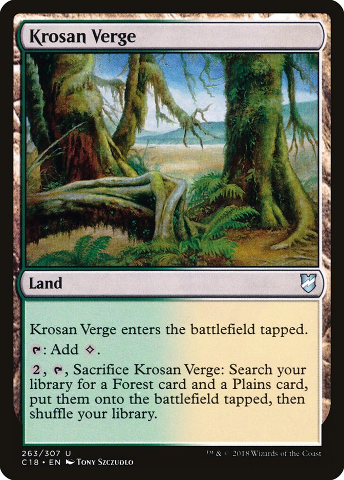 Krosan Verge [Commander 2018] | Exor Games Dartmouth